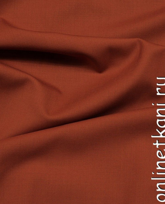 Ткань Шерсть 210 цвет оранжевый картинка