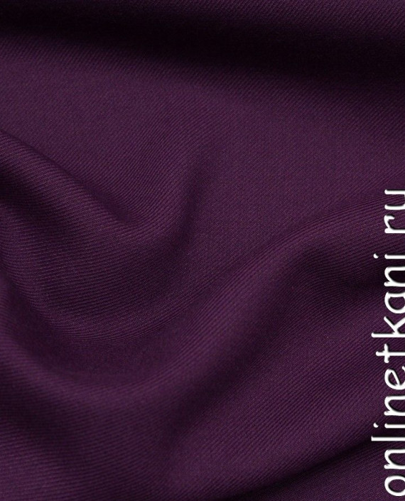 Ткань Шерсть 241 цвет фиолетовый картинка 1