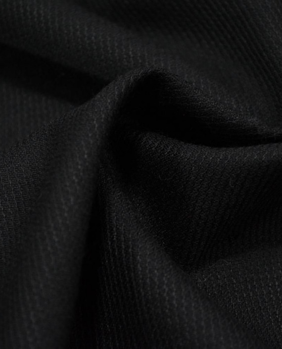 Шерсть костюмная 2435 цвет черный картинка