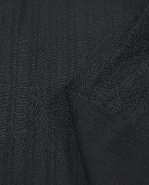 Шерсть костюмная 2459 цвет серый полоска картинка 1