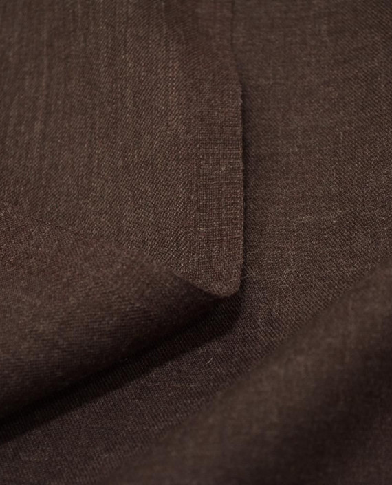 Шерсть костюмная 2476 цвет коричневый картинка 2
