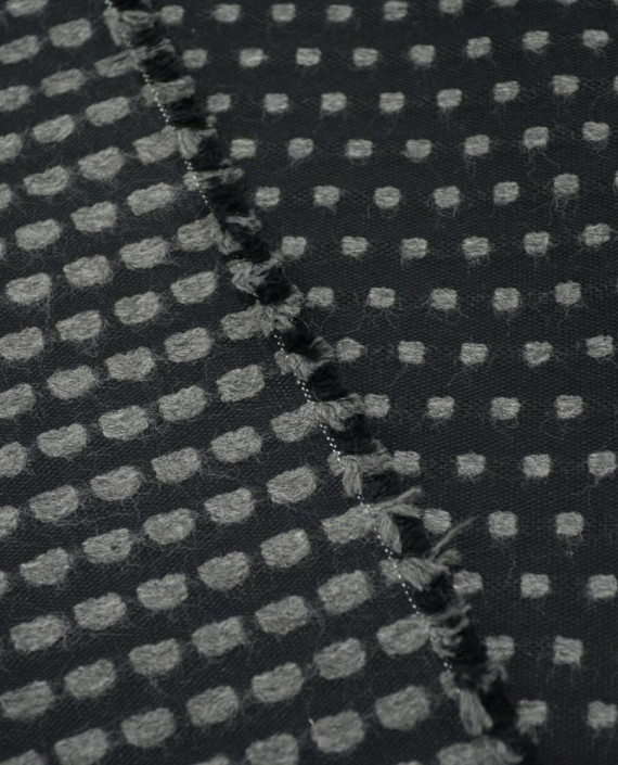 Шерсть Костюмная 2486 цвет черный крупа картинка 1
