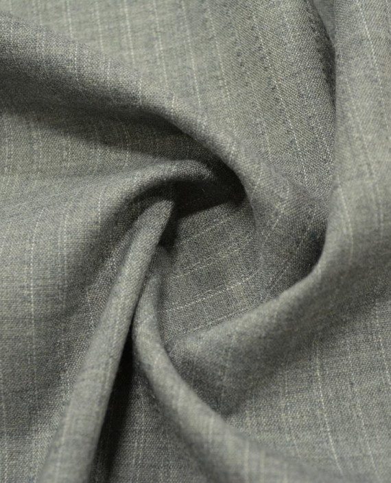 Шерсть костюмная 2524 цвет серый полоска картинка