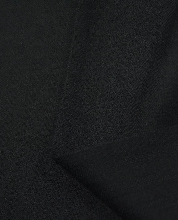 Шерсть костюмная 2525 цвет черный полоска картинка 2