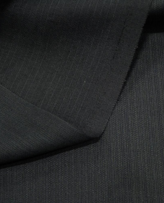 Шерсть костюмная 2527 цвет серый полоска картинка 1