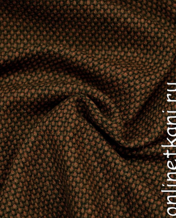 Ткань Костюмная 409 цвет коричневый картинка 2