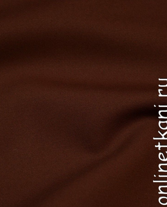 Ткань Костюмная 439 цвет коричневый картинка