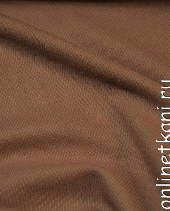 Ткань Костюмная 452 цвет коричневый картинка
