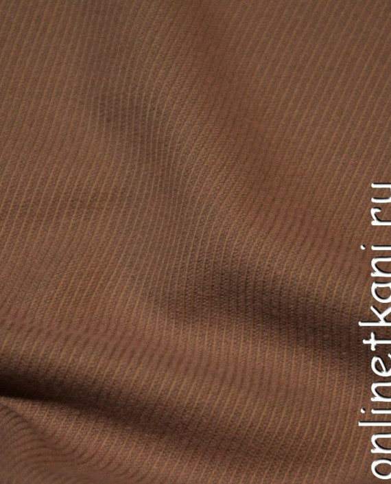 Ткань Костюмная 452 цвет коричневый картинка 2