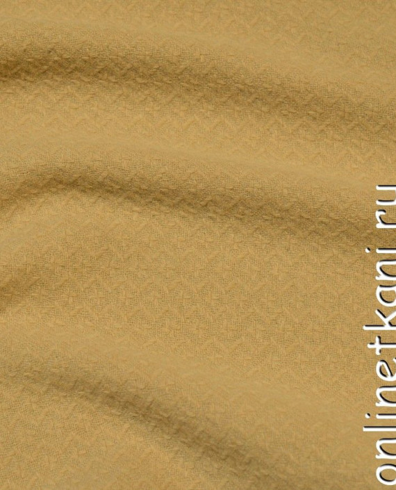 Ткань Костюмная 455 цвет бежевый геометрический картинка