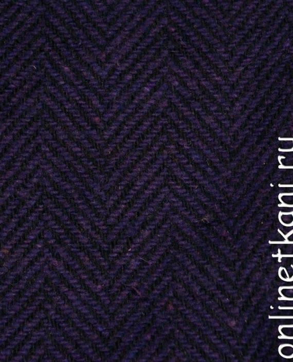 Ткань Костюмная 469 цвет фиолетовый геометрический картинка
