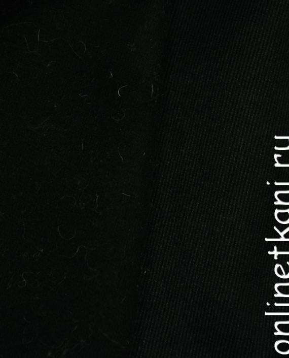 Ткань Шерсть Пальтовая "Валлио-Терме" 588 цвет черный картинка 1
