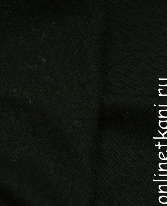 Ткань Шерсть Пальтовая "Вада" 592 цвет черный картинка 1