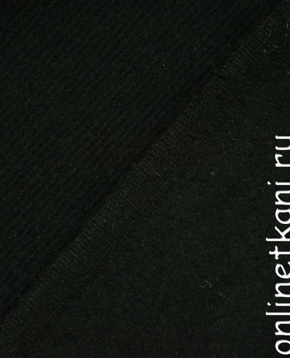 Ткань Шерсть Пальтовая "Вадо" 593 цвет черный картинка 1