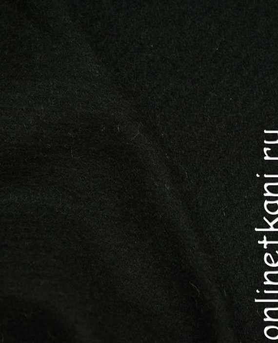 Ткань Шерсть Пальтовая "Вакри" 595 цвет черный картинка
