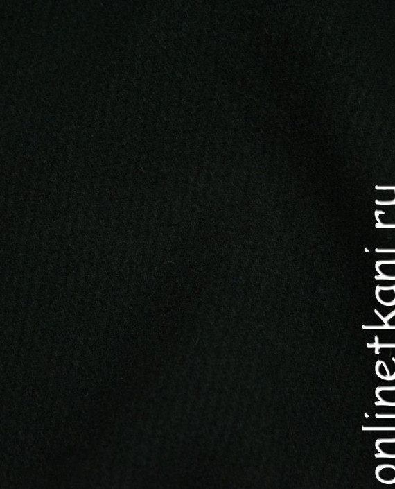 Ткань Шерсть Пальтовая "Валларса" 597 цвет черный картинка