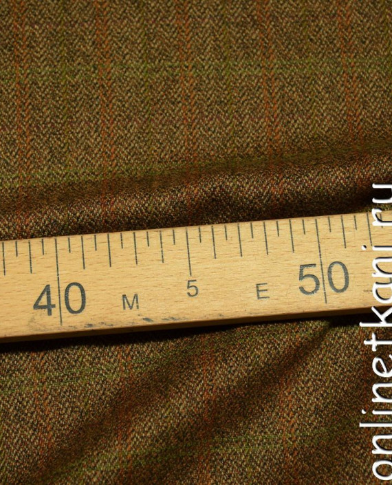 Ткань Шерсть Пальтовая 604 цвет коричневый картинка 1