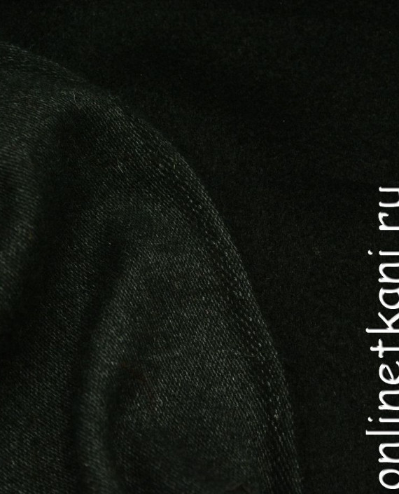 Ткань Шерсть Пальтовая 605 цвет черный картинка 1
