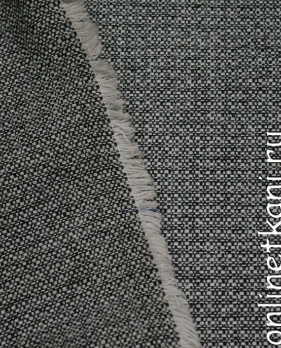 Ткань Шерсть Костюмная 623 цвет серый картинка 2