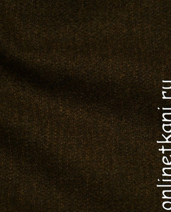 Ткань Шерсть Костюмная 628 цвет коричневый картинка