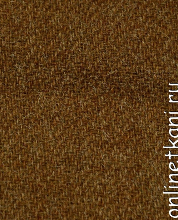 Ткань Шерсть Пальтовая 680 цвет коричневый картинка