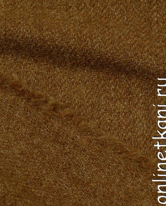 Ткань Шерсть Пальтовая 680 цвет коричневый картинка 2