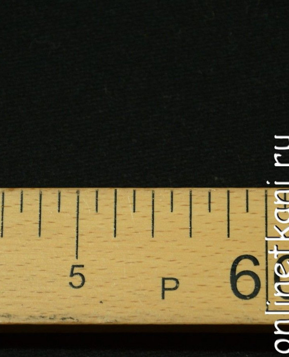 Ткань черная шерсть пальтовая  картинка 2