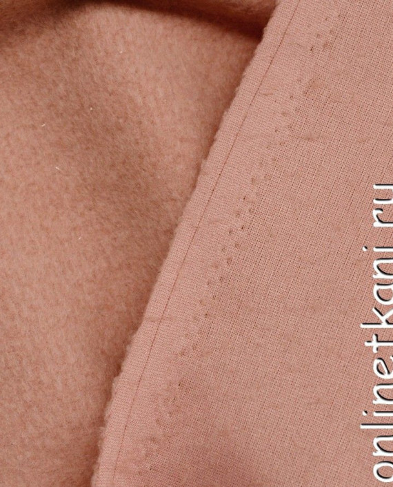 Ткань Шерсть Пальтовая 690 цвет розовый картинка 1