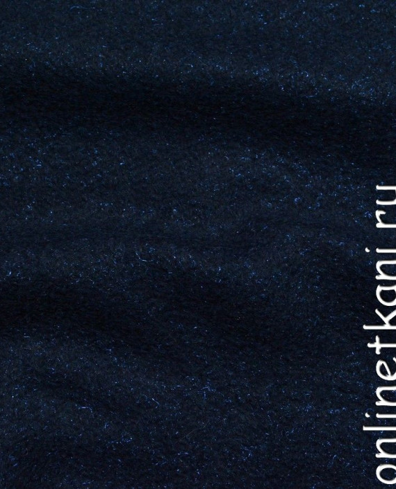 Ткань Шерсть Пальтовая 693 цвет синий картинка