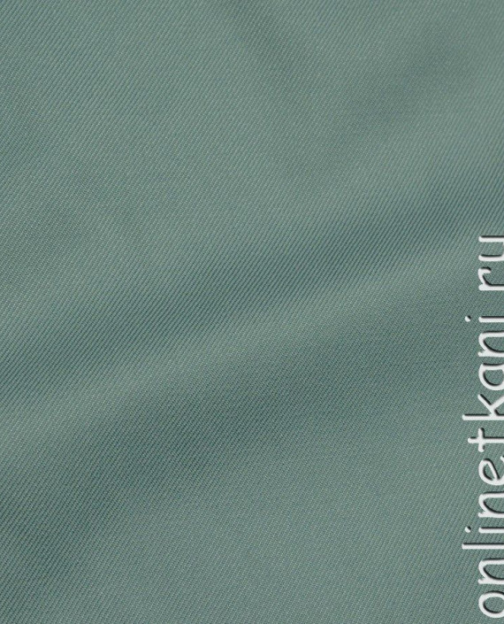 Ткань Шерсть Костюмная 718 цвет зеленый картинка