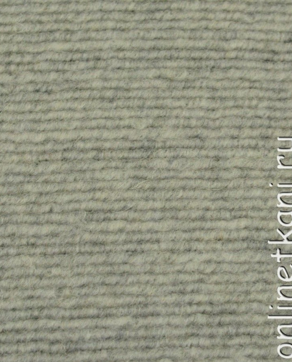 Ткань Шерсть Пальтовая 784 цвет серый в полоску картинка
