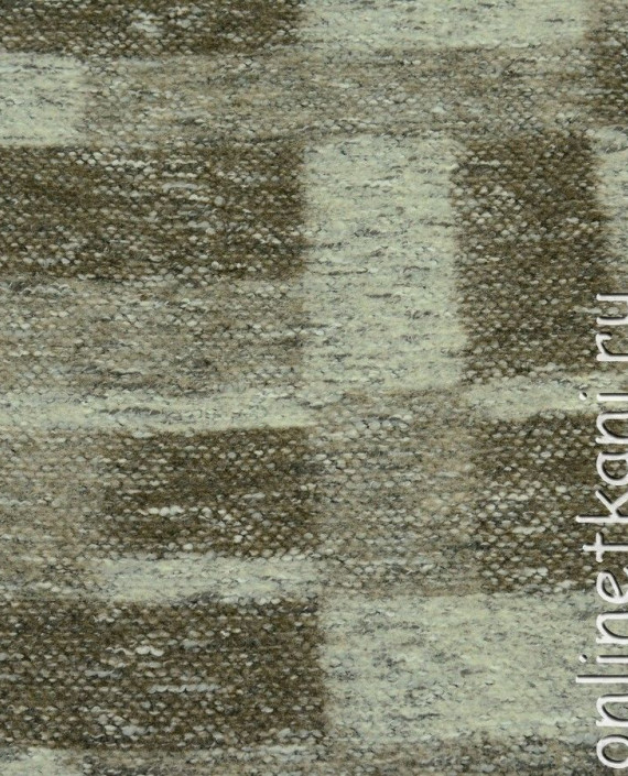 Ткань Шерсть Пальтовая "Вальо-Серра" 785 цвет разноцветный геометрический картинка