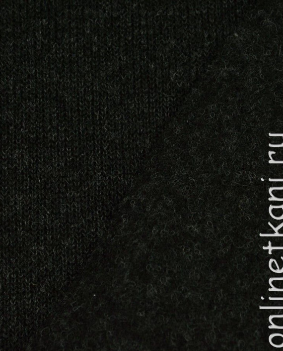 Ткань Шерсть Пальтовая 787 цвет черный картинка 1