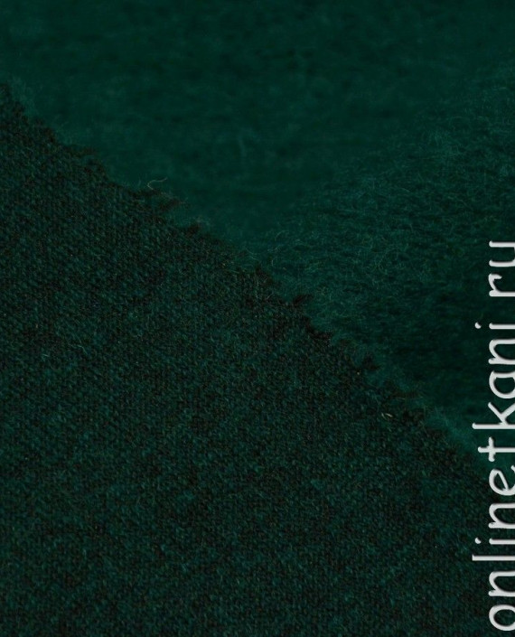 Ткань Шерсть Пальтовая 788 цвет зеленый картинка 1