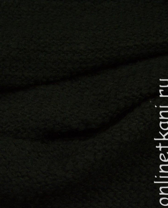 Ткань Шерсть Пальтовая 813 цвет черный картинка