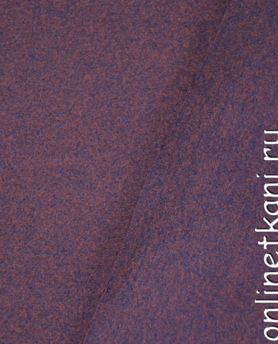 Ткань Пальтовая 988 цвет фиолетовый меланж картинка 2