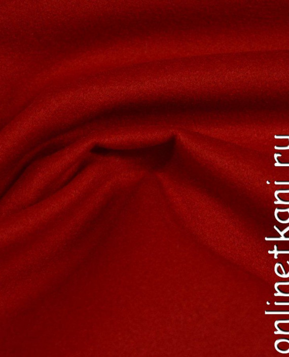 Ткань Пальтовая 996 цвет красный картинка 1