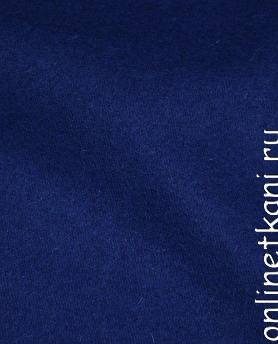 Ткань Пальтовая 1009 цвет синий картинка