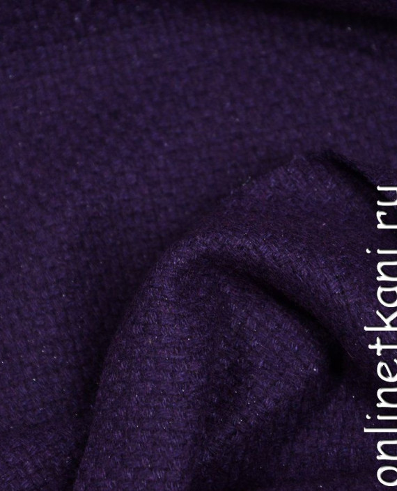 Ткань Пальтовая 1017 цвет фиолетовый картинка 1
