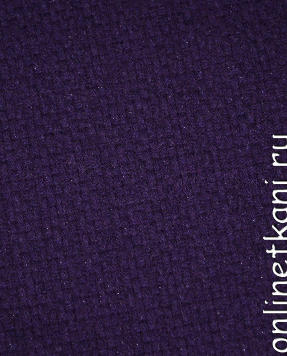 Ткань Пальтовая 1017 цвет фиолетовый картинка 2
