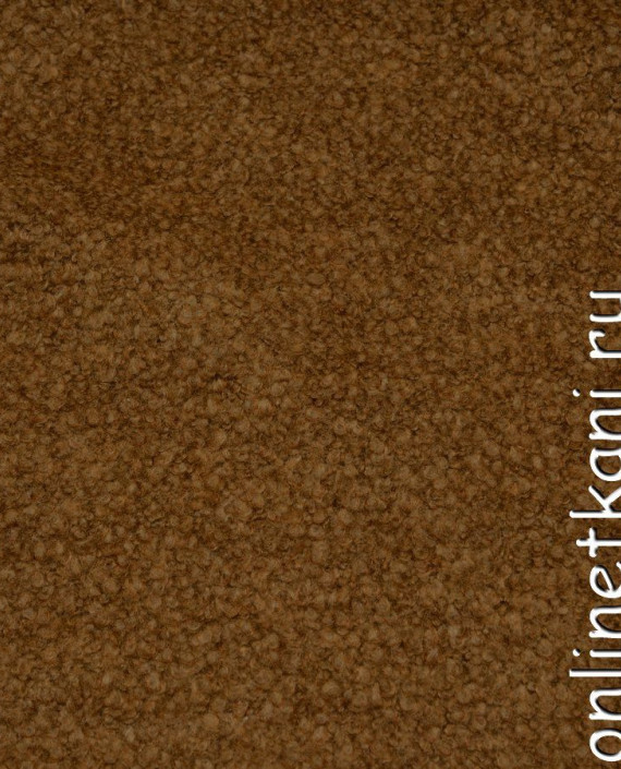 Ткань Пальтовая 1034 цвет коричневый картинка 2