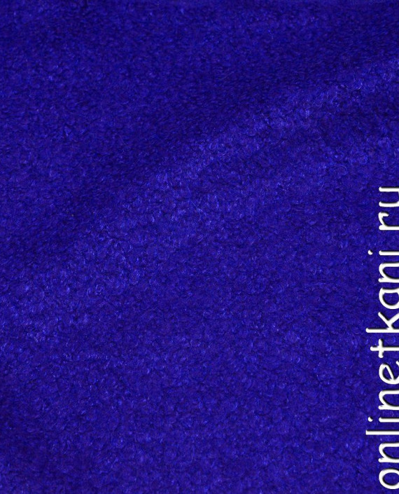 Ткань Пальтовая 1039 цвет синий картинка