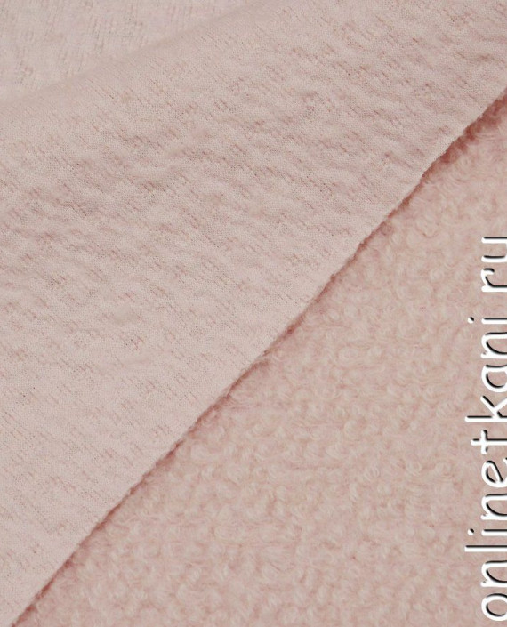 Ткань Пальтовая 1043 цвет розовый картинка 1