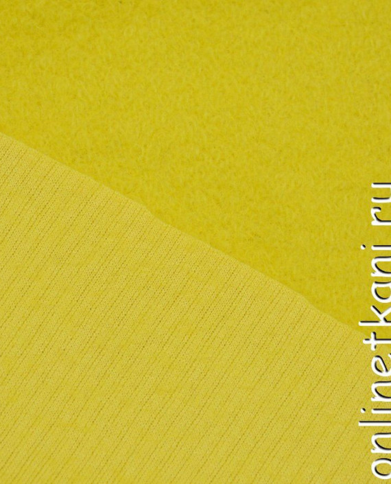 Ткань Пальтовая 1053 цвет желтый картинка 2