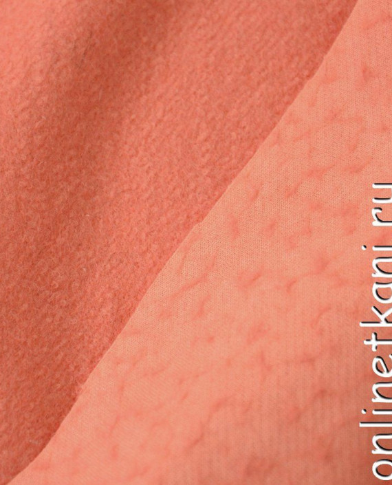 Ткань Пальтовая 1068 цвет розовый картинка 2