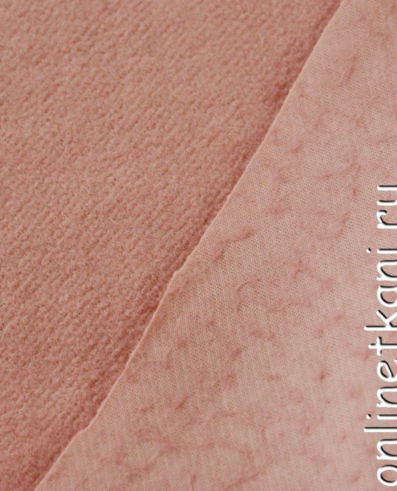 Ткань Пальтовая 1069 цвет розовый картинка 1