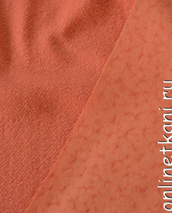 Ткань Пальтовая 1072 цвет оранжевый картинка 1