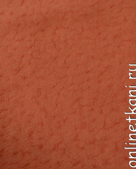 Ткань Пальтовая 1072 цвет оранжевый картинка 2