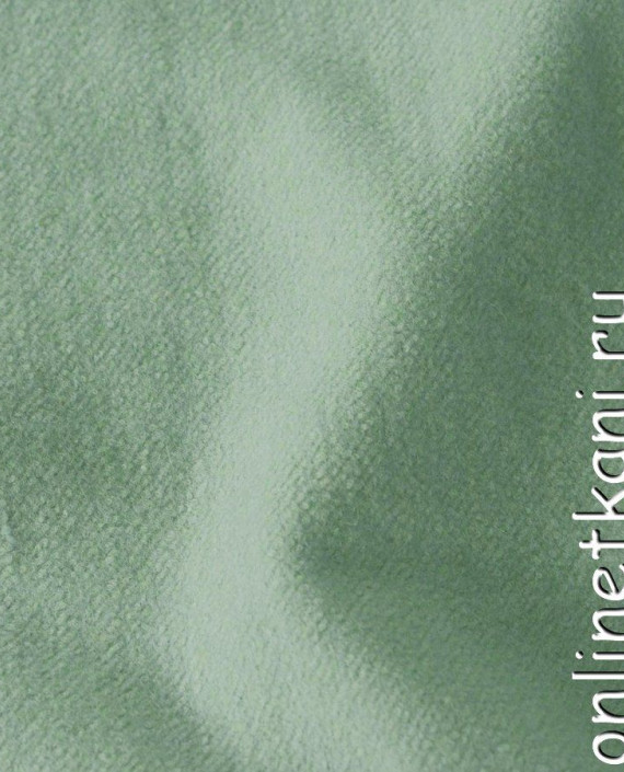 Ткань Пальтовая 1077 цвет зеленый картинка
