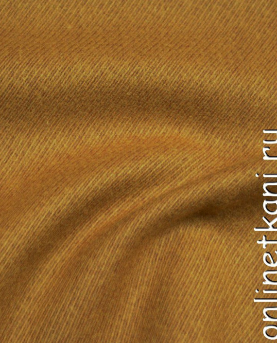 Ткань Шерсть Пальтовая 1264 цвет оранжевый картинка